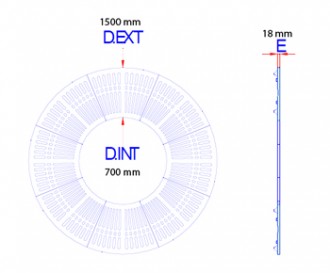 Grille d'arbre PMR de forme ronde - Devis sur Techni-Contact.com - 2