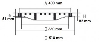 Grille plate à cadre D 400 - Devis sur Techni-Contact.com - 2