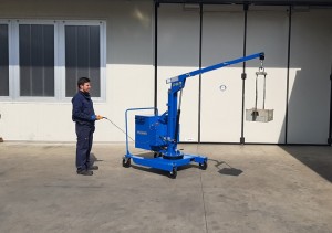 Grue atelier mobile 400 kg - Devis sur Techni-Contact.com - 2