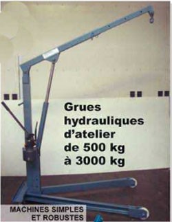 Grue hydrauliques d'atelier - Devis sur Techni-Contact.com - 1