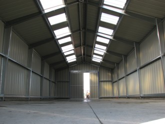 Hangar de stockage métallique en acier galvanisé - Devis sur Techni-Contact.com - 1