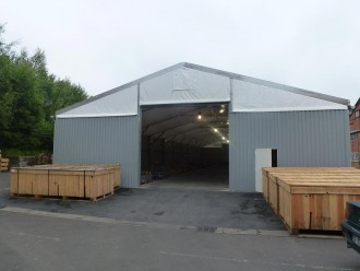 Hangar modulaire pour faire face à un sinistre - Devis sur Techni-Contact.com - 1