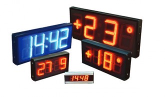 Horloge à LEDS elliptiques - Devis sur Techni-Contact.com - 1