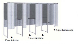 Isoloir de vote - Devis sur Techni-Contact.com - 2