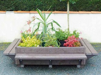 Jardinière avec bancs - Devis sur Techni-Contact.com - 1