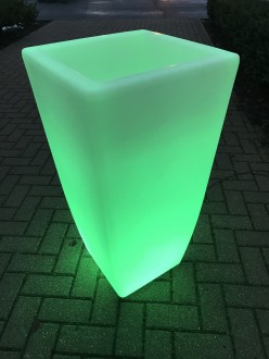 Jardinière lumineuse en HDPE naturel - Devis sur Techni-Contact.com - 2