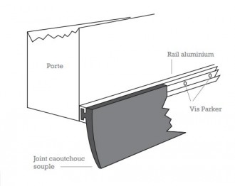 Joint pour bas de porte garage - Devis sur Techni-Contact.com - 2