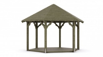 Kiosque de jardin bois - Devis sur Techni-Contact.com - 2