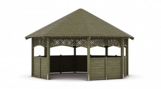 Kiosque de jardin bois - Devis sur Techni-Contact.com - 3