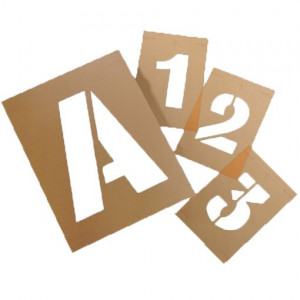 Kit de Pochoirs de Lettres A-Z réutilisable - Devis sur Techni-Contact.com - 1