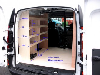 Kit de rangement pour Renault Kangoo - Devis sur Techni-Contact.com - 1