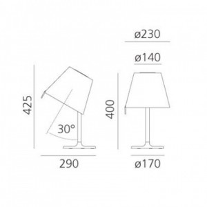 Lampe de Table Melampo Notte ARTEMIDE - Devis sur Techni-Contact.com - 3