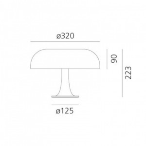 Lampe de Table Nessino ARTEMIDE - Devis sur Techni-Contact.com - 2