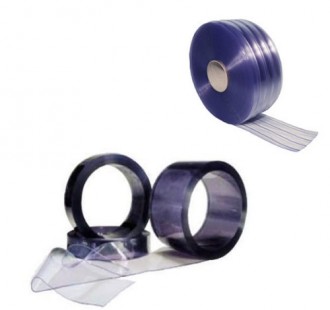 Lanière PVC transparente rouleaux - Devis sur Techni-Contact.com - 1