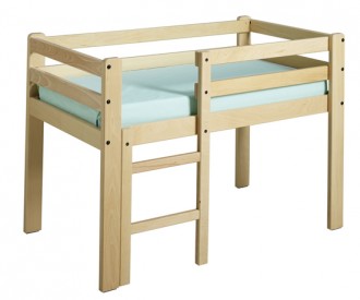 Lit pour enfant surélevé en bois - Devis sur Techni-Contact.com - 1