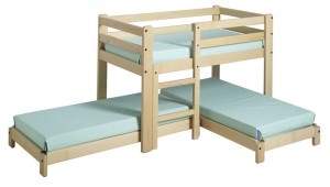 Lit pour enfant surélevé en bois - Devis sur Techni-Contact.com - 2