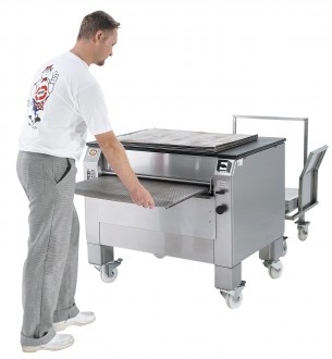 Machine de lavage plaques boulangerie avec huileur - Devis sur Techni-Contact.com - 1