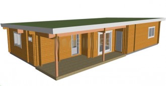 Maison bois à toit plat - Devis sur Techni-Contact.com - 1