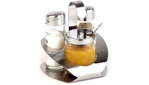 Ménagère 3 pièces poivre, sel, moutarde - Devis sur Techni-Contact.com - 1