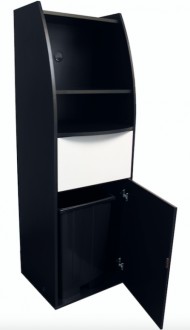 Meuble de poubelle en bois pour snack - Devis sur Techni-Contact.com - 4