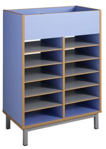 Meuble de rangement scolaire bi-face - Devis sur Techni-Contact.com - 2