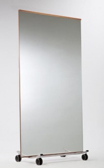 Miroir amovible rectangulaire pour salle de sport - Devis sur Techni-Contact.com - 1