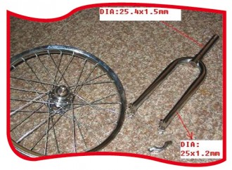 Monocycle en acier chromé - Devis sur Techni-Contact.com - 2