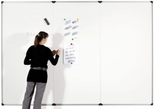 Mur d'écriture et d'affichage magnétique 200 x 100 cm - Devis sur Techni-Contact.com - 2