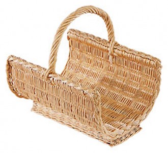 Panier à bois osier natté - Devis sur Techni-Contact.com - 1