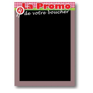 Panneau ardoisé de promotion boucherie - Devis sur Techni-Contact.com - 1