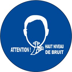 Panneau Attention haut niveau de bruit - Devis sur Techni-Contact.com - 1