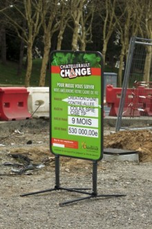 Panneau d'affichage pour chantiers - Devis sur Techni-Contact.com - 2