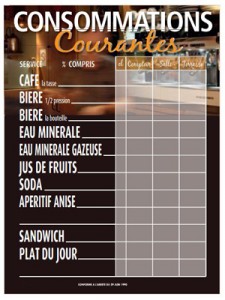 Panneau d'affichage prix alcool - Devis sur Techni-Contact.com - 1