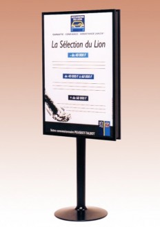 Panneau d'affichage sur pied double face - Devis sur Techni-Contact.com - 3