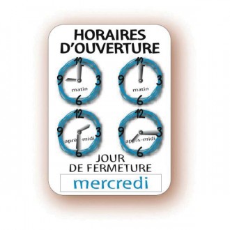 Panneau d'horaires tous commerces - Devis sur Techni-Contact.com - 3