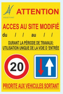 Panneau de signalisation sur site - Devis sur Techni-Contact.com - 3