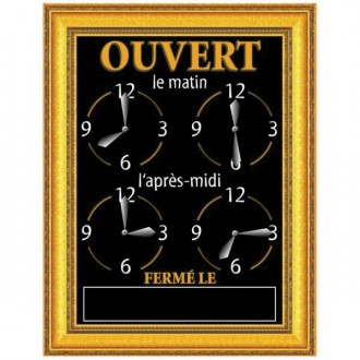 Panneau horaire - Devis sur Techni-Contact.com - 1