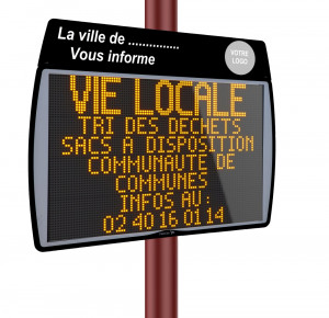 Panneau lumineux d'information public - Devis sur Techni-Contact.com - 1