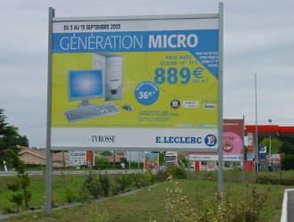 Panneau publicitaire en H - Devis sur Techni-Contact.com - 3