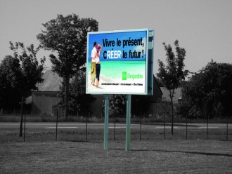 Panneau publicitaire portatif sur pied - Devis sur Techni-Contact.com - 1