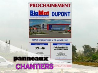 Panneaux de chantier publicitaire - Devis sur Techni-Contact.com - 3