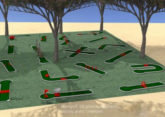 Parcours mini golf en aluminium itinérant - Devis sur Techni-Contact.com - 3