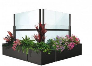 Pare-vent télescopique avec jardinière pour balcon - Devis sur Techni-Contact.com - 3