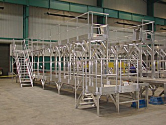 Passerelle industrielle en acier - Devis sur Techni-Contact.com - 1