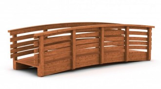 Passerelle pour piéton en bois - Devis sur Techni-Contact.com - 1