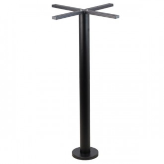 Pied de table fixe noir - Devis sur Techni-Contact.com - 2