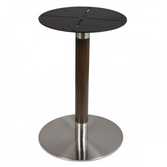 Pied de table rond en inox brossé - Devis sur Techni-Contact.com - 1