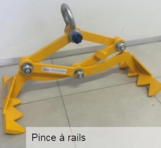 Pince de levage à rails - Devis sur Techni-Contact.com - 1