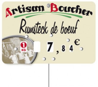 Pique prix pour boucherie charcuterie - Devis sur Techni-Contact.com - 1