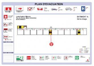 Plan d'évacuation incendie - Devis sur Techni-Contact.com - 2